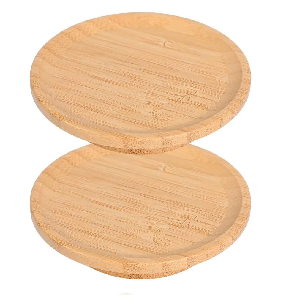 Bamboo Wine Glass Topper Coasters Set for Charcuterie Boards - Ideal for Family Gatherings, Restaurants, and Bars