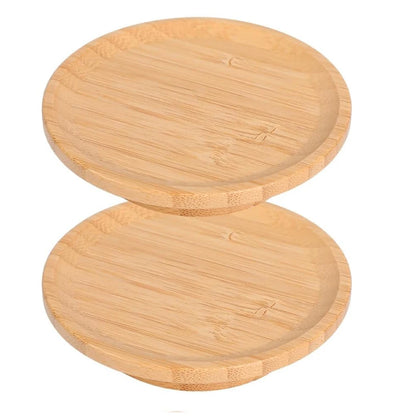 Bamboo Wine Glass Topper Coasters Set for Charcuterie Boards - Ideal for Family Gatherings, Restaurants, and Bars